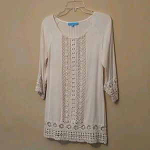 Boho top / swim coverup